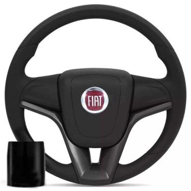Imagem de Volante Esportivo Fiat Uno 95-01 Elba 95-96 Fiorino 95-01 Cruze Buzina