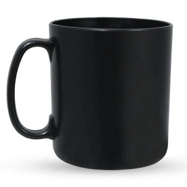 Imagem de CANECA PP 450 ML ACRYLIC LINE Cor:Preto, Preto