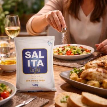 Imagem de Sal Ita Light 50% Menos Sódio Refinado Iodado Marinho 500g