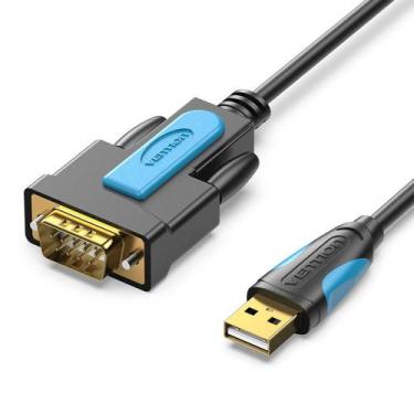Imagem de Cabo Adaptador Serial USB 2.0 para RS232 DB9 1m Vention