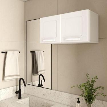 Imagem de Armário Aéreo Multiuso 2 Portas 70 cm Bertolini, Branco