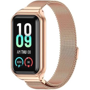 Imagem de Pulseira de aço inoxidável magnética e metal NSmart compatíveis com Am