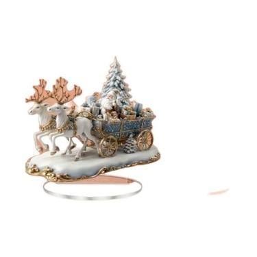 Imagem de Figurinha De Acrílico Estilo Boêmio Do Trenó Do Papai Noel, Elementos 