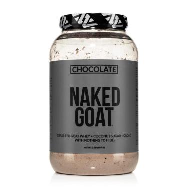 Imagem de Proteína de soro de leite de cabra em pó NAKED Goat 907g, livre de transgênicos, sem so...
