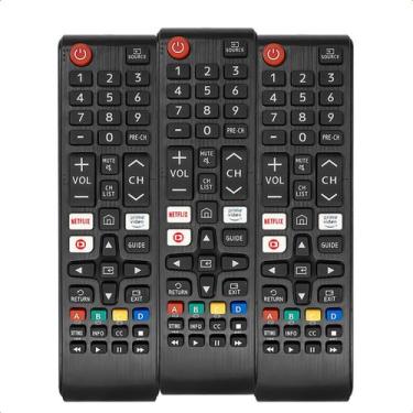 Imagem de Controle Remoto para TV Samsung UN32T4300AGXZD Compatível com Netflix 