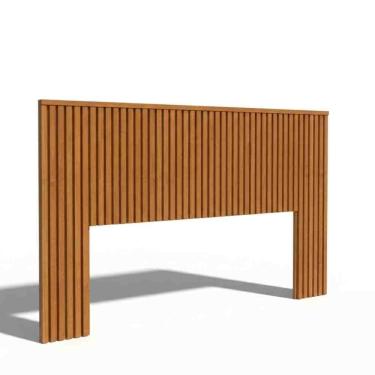 Imagem de Cabeceira Cama de Casal Queen/King Sonhar Ripada Cinamomo 195 cm