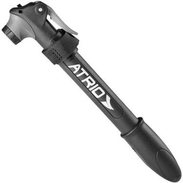 Imagem de Bomba de Ar Preta P/ Encher Pneu De Bicicleta Atrio BI143