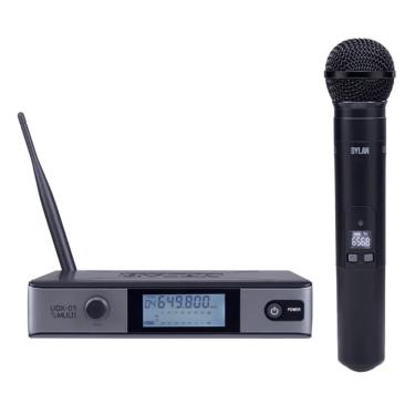 Imagem de Microfone Sem Fio Uhf Dylan Display Digital Udx-01 Multi