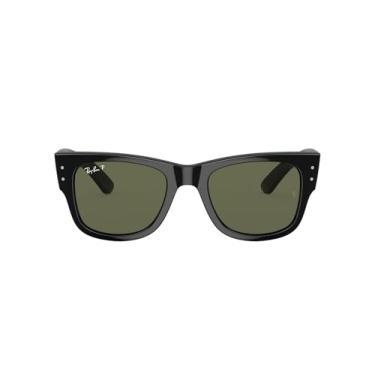 Imagem de Óculos de Sol Ray-Ban RB0840S Mega Wayfarer Blacked Out Collection RB0840S 6826J5 51-21 Unissex