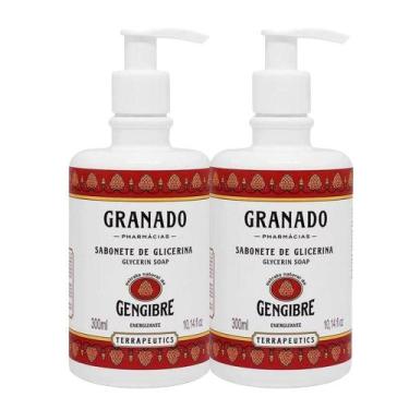 Imagem de Kit 2 Sabonete Líquido Granado Gengibre Mãos Cortpo Terrapeutics 300ml