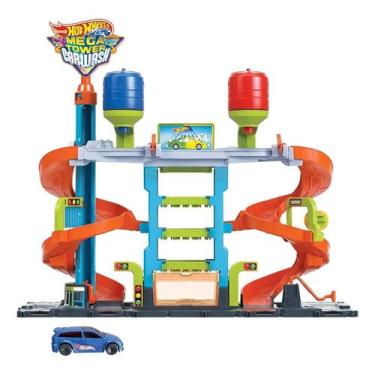 Imagem de Pista Hot Wheels City Lava Rápido Mega Torre HDP05 Mattel