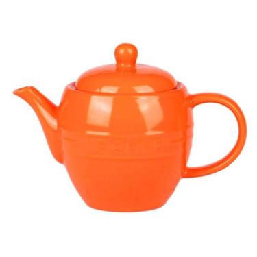 Imagem de Bule Hauskraft Le Chef 500ml Cerâmica Alta Qualidade Premium, Laranja