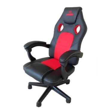 Imagem de Cadeira Gamer Kross Entry Preta e Vermelha KE-GC100 - Kross Elegance