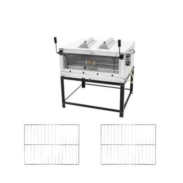 Imagem de Forno Gás Industrial Infravermelho Refratária Roma Inox Firiv110 + 2 G