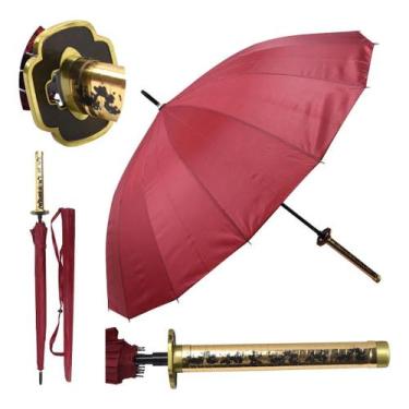 Imagem de Guarda Chuva Cabo O-Katana Yoriichi Tsugikuni Demon Slayer Suporte Mes