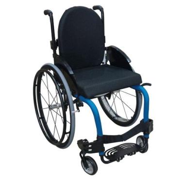 Imagem de Cadeira de Rodas Monobloco M3 Premium Ortobras Roda Sentinell Ultralev