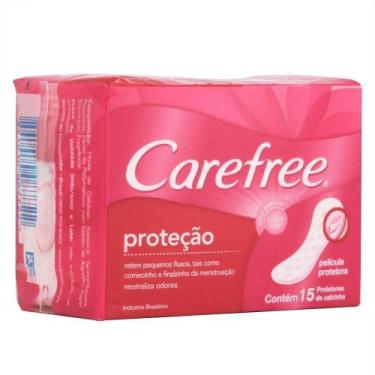 Imagem de Absorvente Carefree Proteção com Perfume Embalagem com 15 Unidades