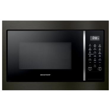 Imagem de Micro-ondas de Embutir Brastemp BM146APBNA 32L Eclipse Preto com 18 Receitas Pré Programadas 220V