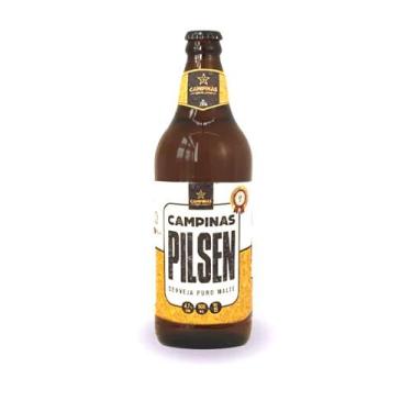 Imagem de Cerveja Campinas Pilsen Puro Malte Cervejaria Campinas 600ml