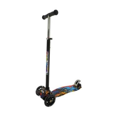 Imagem de Patinete Infantil Ajustável Light Speed Colorido com Luz Zippy Toys - 