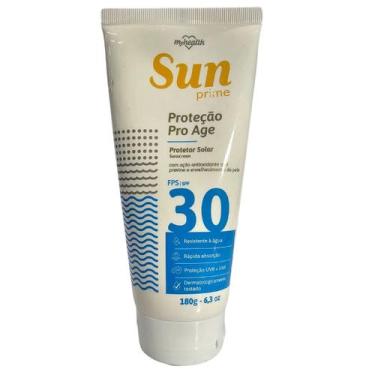 Imagem de Protetor Solar FPS 30 Proteção Pro Age Sun Prime My Health 180g