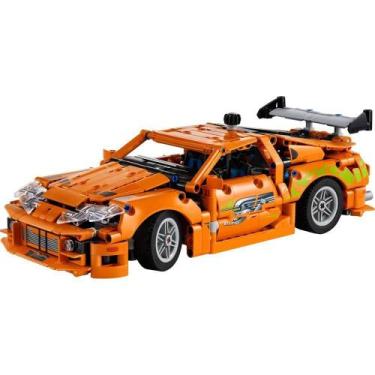 Imagem de Kit de Modelo de Carro Toyota Supra Mk4 de Velozes e Furiosos com Moto