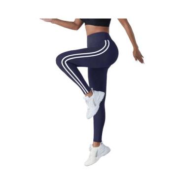 Imagem de Leggings De Yoga E Corrida Para Mulheres Com Cintura Alta, Stretch Em 