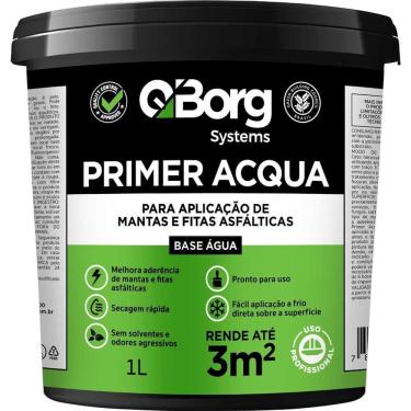 Imagem de Primer Impermeabilizante QBORG271965 Aplicação a Frio Isento de Solventes Marrom Vonder 1KG