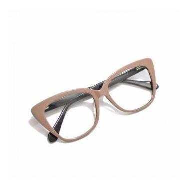 Imagem de Armação Óculos de Grau Feminina Gatinho Matilde-Feminino