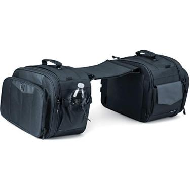 Imagem de Kuryakyn Mala de viagem expansível Momentum Outrider 5209: alforjes resistentes ao clima, preto