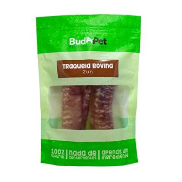 Imagem de Petisco Natural Traqueia Bovina para Cães e Gatos BudoPet