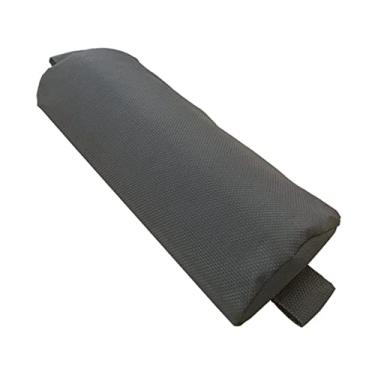Imagem de Almofada de Cabeça Respirável para Cadeira de Pátio Lounge Encosto de Cabeça, cinza escuro, Tamanho real