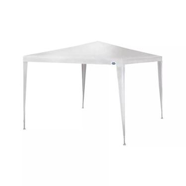 Imagem de Tenda Gazebo Praia Poliester Oxford Branco com Silvercoating