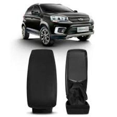 Imagem de Apoio de braço Tiggo 2 tecido preto sem costura