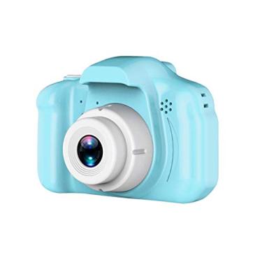 Imagem de Hlily Atualize a câmera selfie para crianças, de Natal para meninas de 3 a 9 anos, câmeras de vídeo digital HD para crianças, brinquedo portátil para 3 4 5 6 7 menina de 8 anos com cartão SD de 32 GB-azul