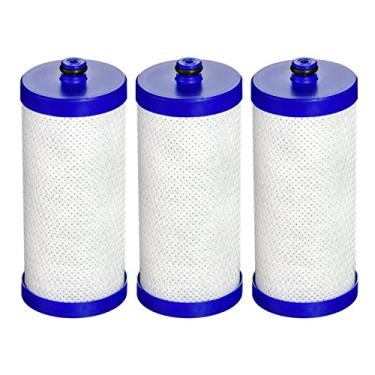 Imagem de EcoAqua WF1CB Filtro de água de geladeira, substituição para WF1CB, WFCB, RG100, WF284, NGRG2000, 469910, 9910, pacote com 3