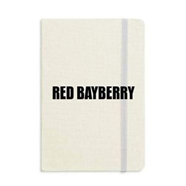 Imagem de Caderno Red Bayberry Fruit Foods capa dura diário clássico A5 presente