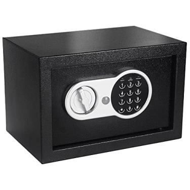 Imagem de Cofre Digital Combinação Eletrônica e Chave 30x20x20 Forkis