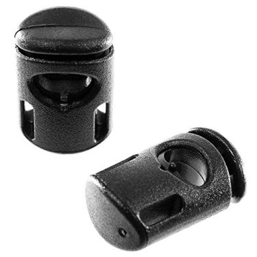 Imagem de Cadeados de corda de elipse de plástico resistente – Interruptor deslizante para paracord, corda elástica, cordões, acessórios e mais