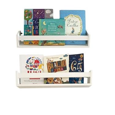 Imagem de Revisteiro Infantil Resistente Em MDF Kit 2 Peças