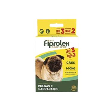 Imagem de Ceva - Combo Fiprolex Drop Spot Antipulgas para Cães até 10kg - 0,67ml