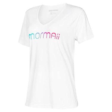 Imagem de Camiseta Feminina Decote V Samantha Barijan Branco - Mormaii G