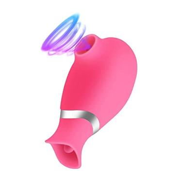 Imagem de Vibrador Feminino Clitóris Estimulador Mamilos Massageador Erótico Ponto G Brinquedos Sexuais Zatla Shop (Rosa)