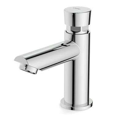 Imagem de Torneira Para Lavatório De Mesa Bica Baixa Com Fechamento Automático Ecopress - Celite