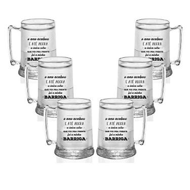 Imagem de Kit 6 Canecas Gel Personalizadas O ano acabou e.