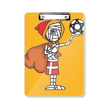 Imagem de Prancheta de futebol da Dinamarca, Papai Noel, Múmia A4