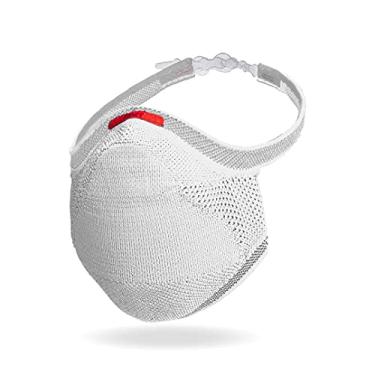 Imagem de Máscara Fiber Knit Sport + Filtro de Proteção + Suporte (Branco, G)