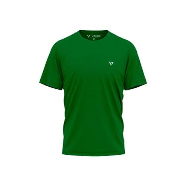 Imagem de Camisa Camiseta Masculina Slim Voker Premium 100% Algodão - G - Verde