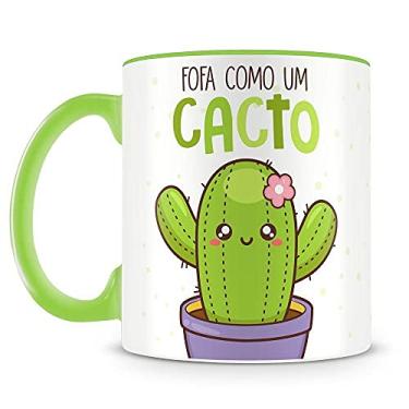 Imagem de Caneca Personalizada Fofa como um Cacto