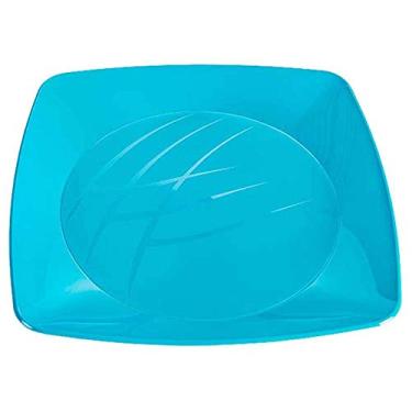 Imagem de PRATO QUADR. GRANDE 20X10 - AZUL BEBÊ